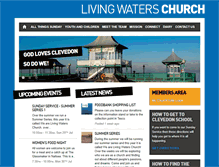 Tablet Screenshot of living-waters.org.uk